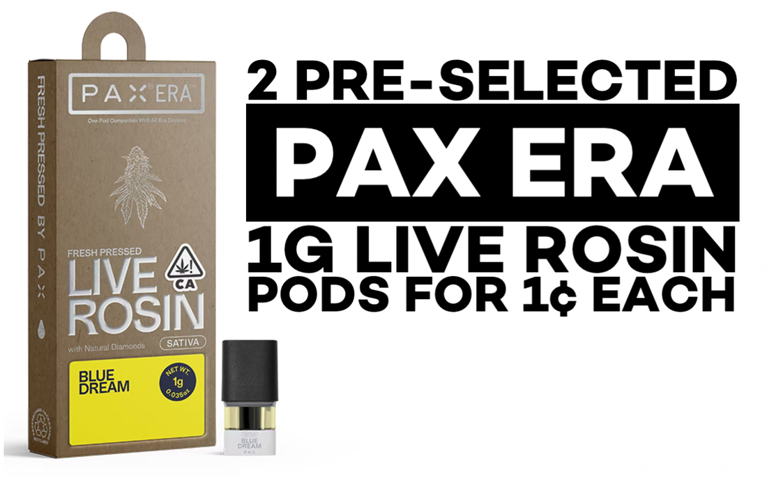 Pre-selected PAX Era 1g Live Rosin Pods