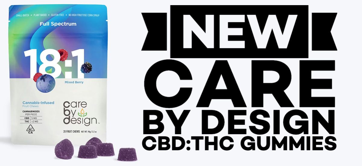 New Care By Design CBD:THC Gummies
